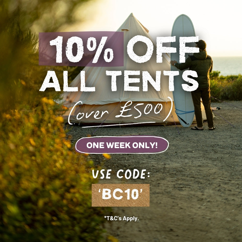 ⛺ One Week Only: 10% Off Our Most Luxurious Tents. Adventure Awaits!