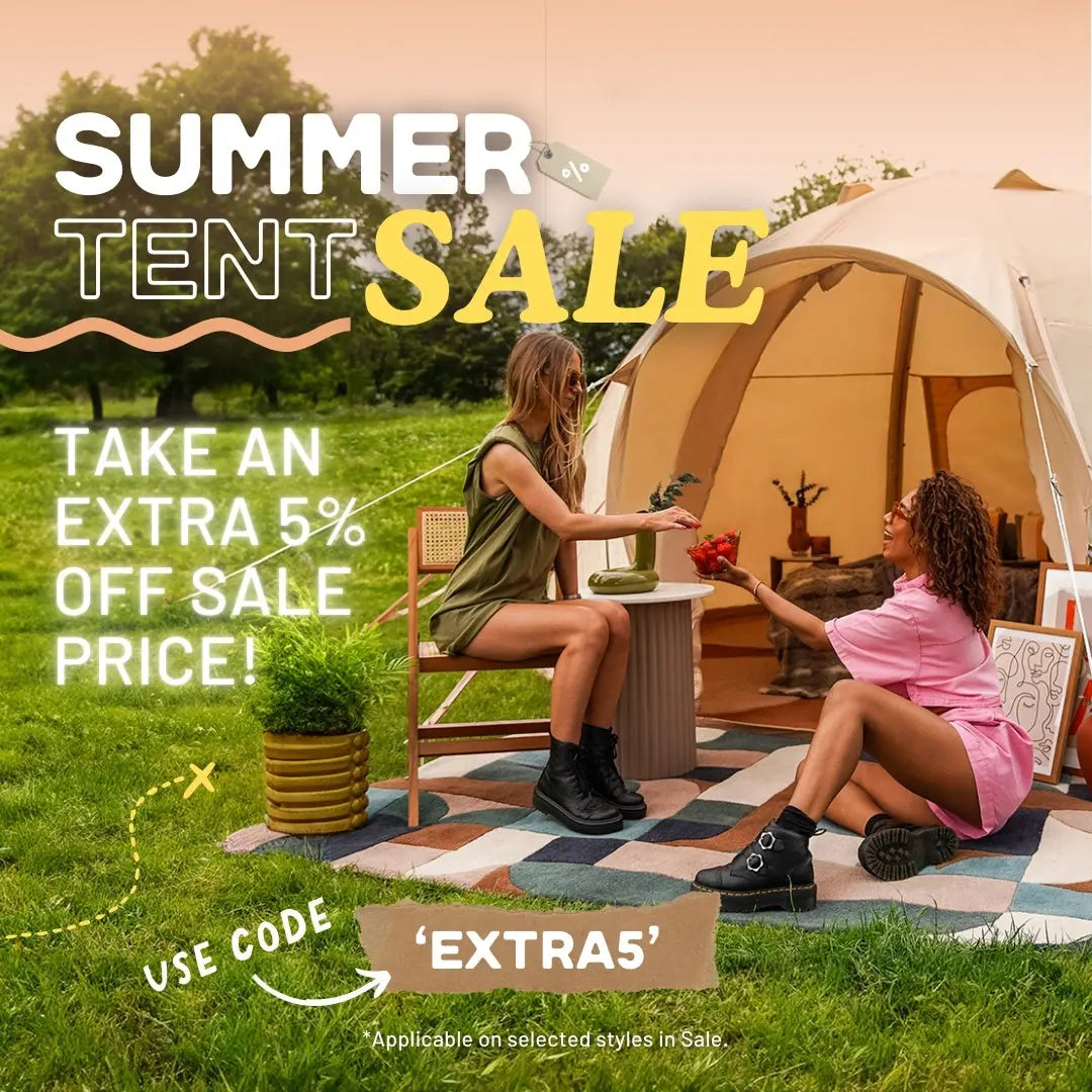 SUMMER-TENT-SALE-CAMP-HAPPY-WITH-AN-EXTRA-5-OFF Boutique Camping