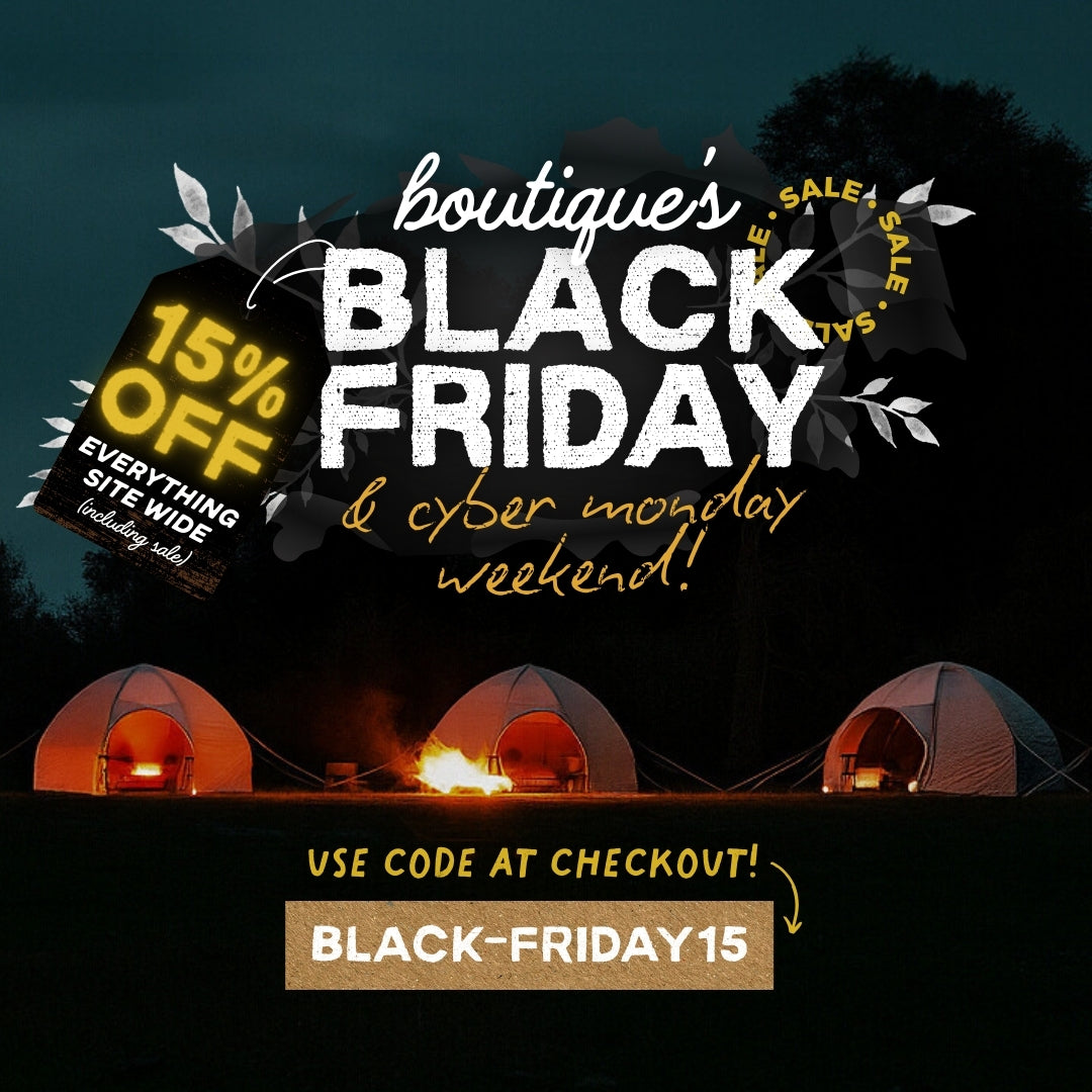 EXTRA 15% OFF - BLACK FRIDAY & CYBER MONDAY WEEKEND!