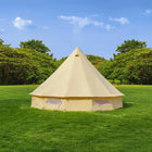 beige classic glamping bell tent boutique camping tipi boho