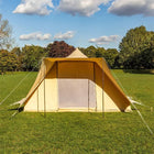 canvas glamping yurt dutch bell tent with awning porch boutique camping