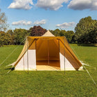 canvas glamping yurt dutch bell tent with awning porch boutique camping