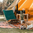 green glamping Canvas Deck Chair