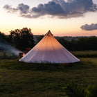 boutique camping CLASSIC CAMPING BELL TENT TIPI GLAMPING CANVAS