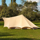 canvas glamping yurt dutch bell tent with awning porch boutique camping