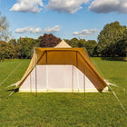 canvas glamping yurt dutch bell tent with awning porch boutique camping