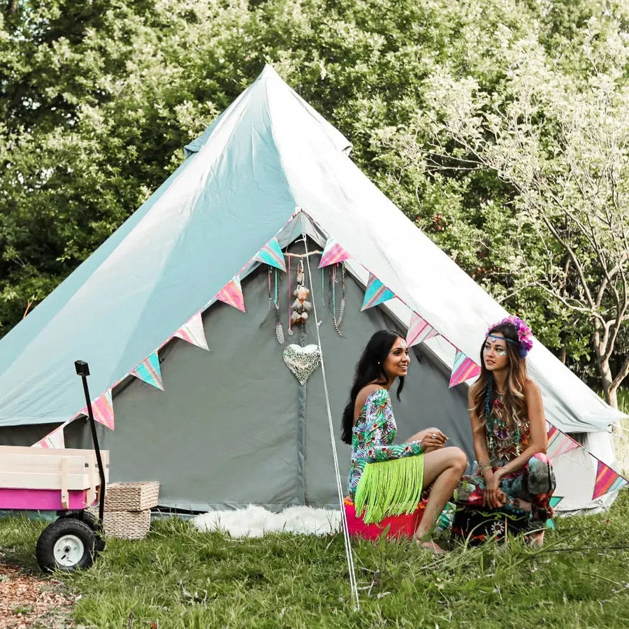 boutique camping CLASSIC CAMPING BELL TENT TIPI GLAMPING CANVAS