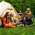boutique camping CLASSIC CAMPING BELL TENT TIPI GLAMPING CANVAS
