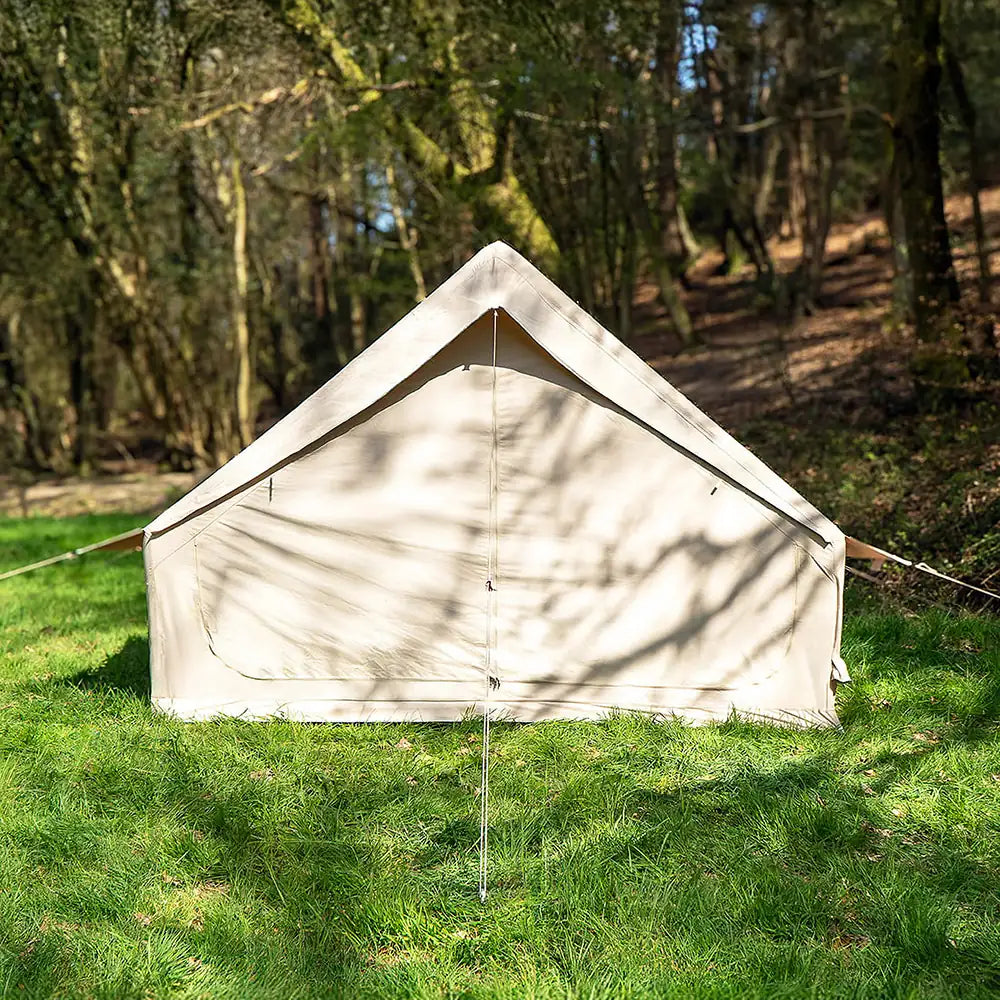 boutique camping inflatable vela air tent with door closed