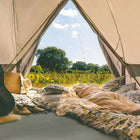 boutique camping CLASSIC CAMPING BELL TENT TIPI GLAMPING CANVAS