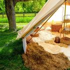 boutique camping CLASSIC CAMPING BELL TENT TIPI GLAMPING CANVAS