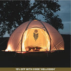 inflatable air tent dome nova canvas glamping boutique camping bell tent yurt