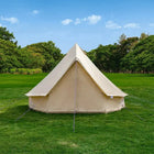 beige classic glamping bell tent boutique camping tipi boho