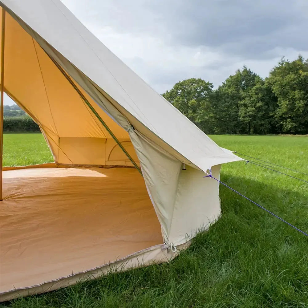 classic bell tent tipi double quad multi door canvas glamping boutique camping