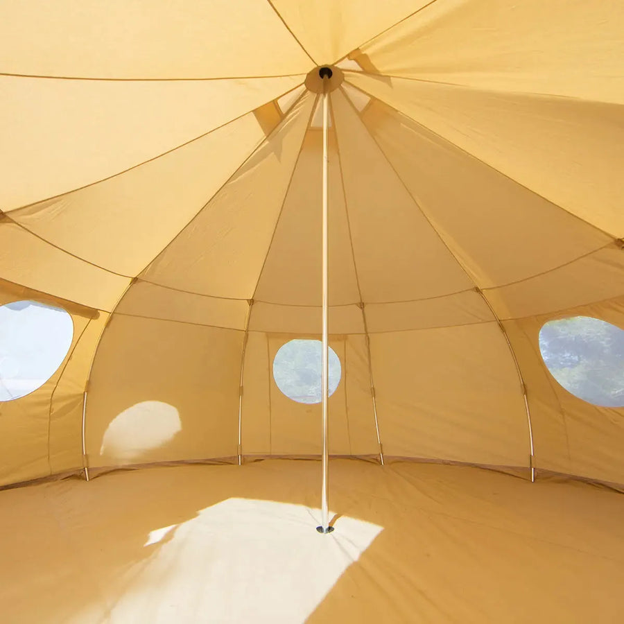 Replacement Luna Bell Tent Groundsheet - 6m - 420gsm - Single Door