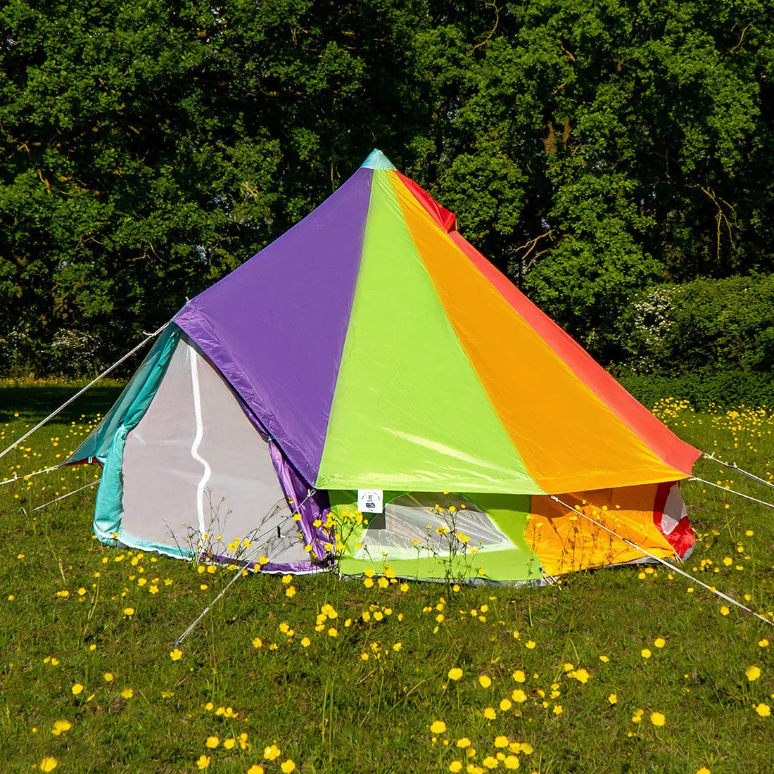 Multicolour Classic Bell Tent - Boutique Camping