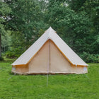 beige classic glamping bell tent boutique camping tipi boho