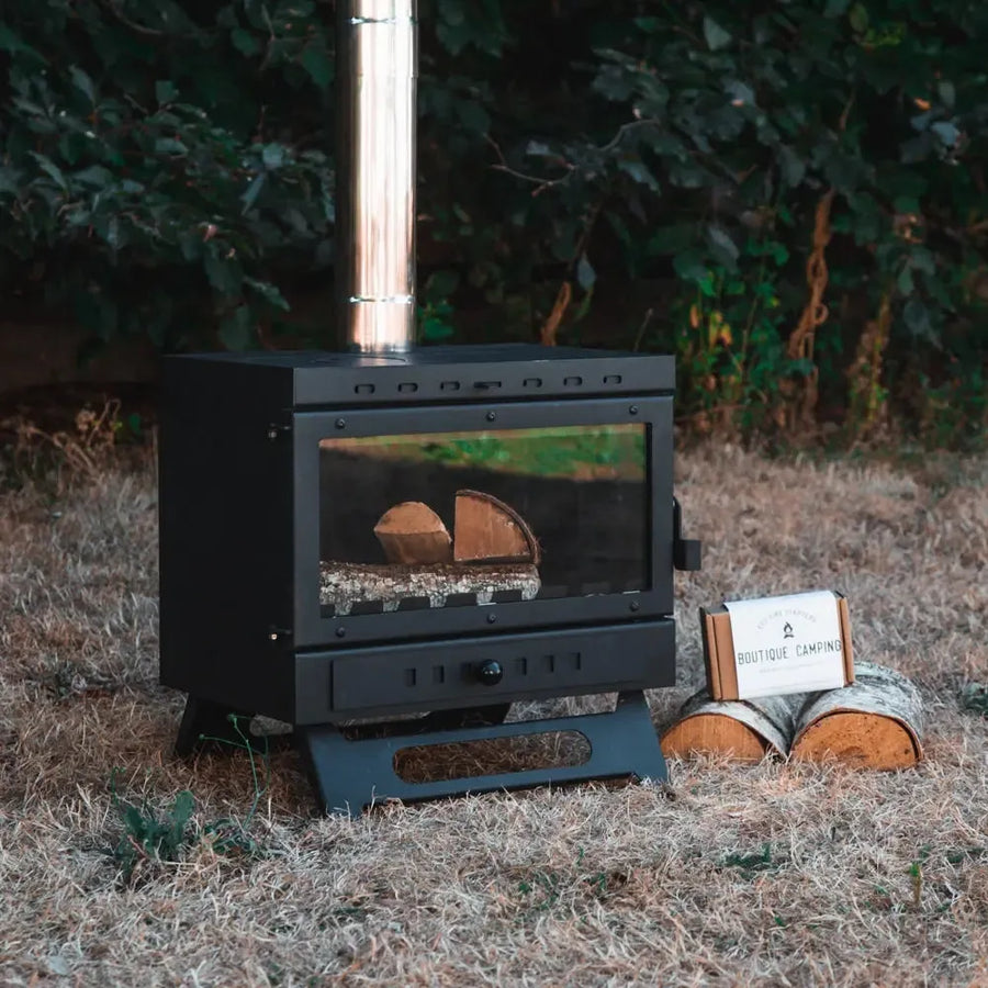 Traditional Wood Burning tent cabin garden Stove - Boutique Camping glamping