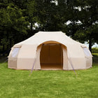Luna emperor large yurt canvas glamping bell tent boutique camping  family with kids