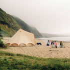 UK CAMPING ON BEACH BOUTIQUE CAMPING