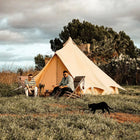 bell tent plus tent glamping boutique camping canvas tipi