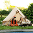 boutique camping CLASSIC CAMPING BELL TENT TIPI GLAMPING CANVAS