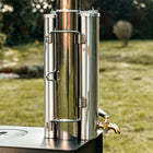 boutique camping wood burning stove accessory kettle water heater glamping