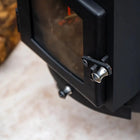 glamping wood burning stove boutique camping cabin shepards outbacker