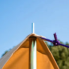 canvas glamping yurt dutch bell tent with awning porch boutique camping