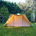 canvas glamping yurt dutch bell tent with awning porch boutique camping