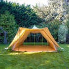 canvas glamping yurt dutch bell tent with awning porch boutique camping