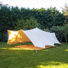canvas glamping yurt dutch bell tent with awning porch boutique camping