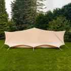 canvas glamping yurt dutch bell tent with awning porch boutique camping