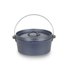 boutique camping cast iron cooking set in box pots and pans
