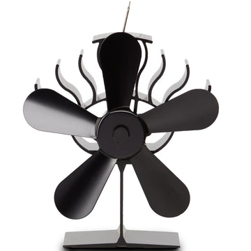 4 Blade Stove Fan With Temperature Gauge – Boutique Camping