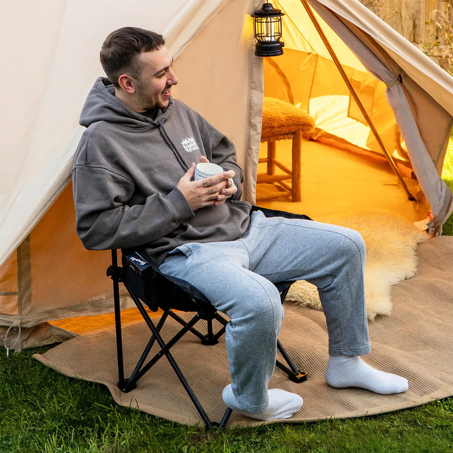 Foldabe Camping Fishing Chair  for Bell Tent Camping Glamping