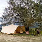 canvas glamping yurt dutch bell tent with awning porch boutique camping
