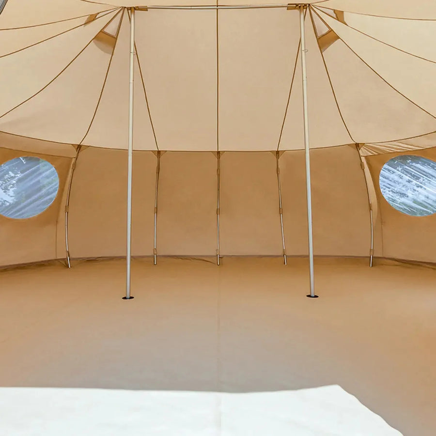 Replacement Luna Bell Tent Groundsheet - Emperor - 420gsm - Single Door