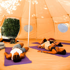 large luna bell tent for yoga and well being