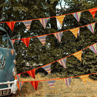 multi colour cotton Bunting for bell tent garden party