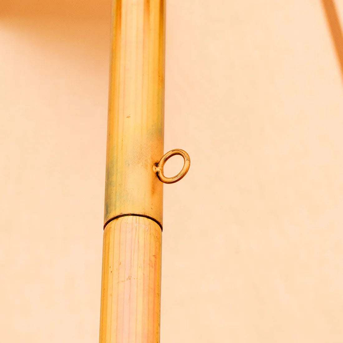 close up of centre pole loop on Boutique Camping's Bell Tent Pro 5m Glamping Tent