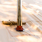 Bell tent plus glamping tent stove flue hole detail
