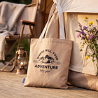 Boutique Camping Graphic Canvas Tote Bag