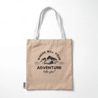 Boutique Camping Graphic Canvas Tote Bag