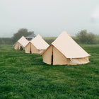 thee classic bell tents from boutique campinfg