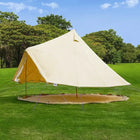 Boutique Camping Bell Tent with Sides Down