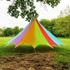 boutique camping bell tent porch curved canopy awning glamping bell tent
