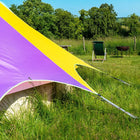 boutique camping bell tent porch curved canopy awning glamping bell tent