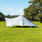 boutique camping bell tent porch curved canopy awning glamping bell tent