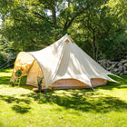 canvas star bell tent tipi boutique Camping glamping